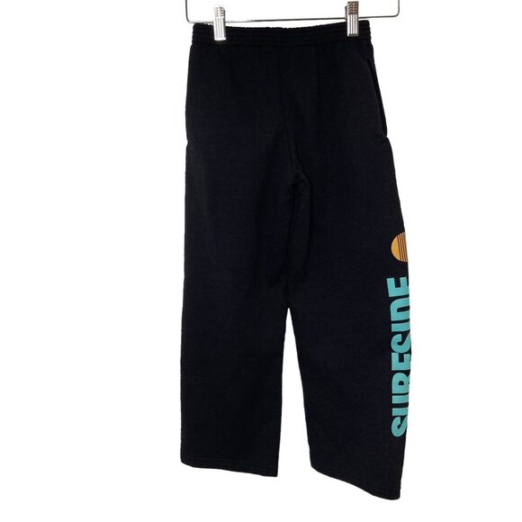 Champion Surfside Graphic  Sweatpants Boys Youth Size Small S Pocket Logo Black - Picture 2 of 11